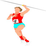 Javelin 1 Clip Art