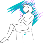 Arms & Legs Crossed 4 Clip Art