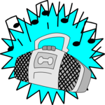 Boom Box 04 Clip Art