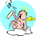 Singer - Cherub Clip Art