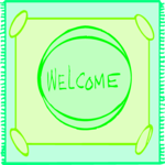 Doormat - Welcome Clip Art