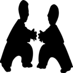 Two Men Clip Art