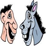 Donkey 08 Clip Art