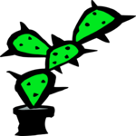 Cactus - Short Offbeat Clip Art