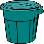 Trash Can 51 Clip Art