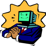 Computer Head Clip Art