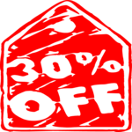 30% Off 2 Clip Art