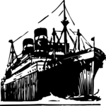 Cruise Ship 2 Clip Art