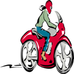 Motorcycle Racing 2 Clip Art