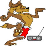 Werewolf Dancing Clip Art