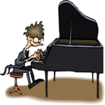 Pianist 14 Clip Art