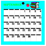 60 September - Wed Clip Art