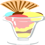 Ice Cream Sundae 02 Clip Art