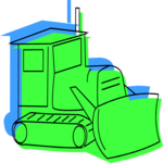 Bulldozer 26 Clip Art