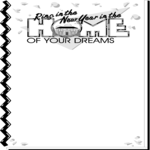 Home of Dreams Frame Clip Art