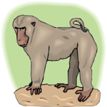 Baboon 3 Clip Art