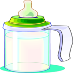 Baby Bottle 08 Clip Art