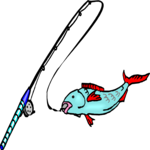 Fish - Caught Clip Art