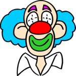 Clown Face 05 Clip Art