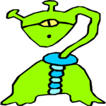 Space Alien 131 Clip Art