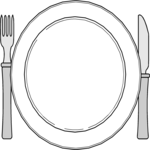 Place Setting 12 Clip Art