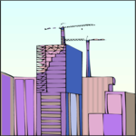 Skyscrapers 6 Clip Art