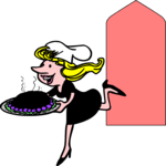 Waitress 13 Clip Art