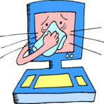 Computer - Ill 2 Clip Art