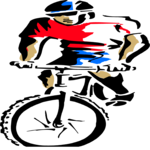 Mountain Biking 16 Clip Art