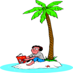 Island Vacation Clip Art