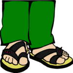 Sandals 9 Clip Art