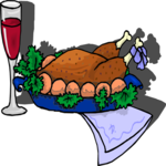 Turkey Dinner Clip Art