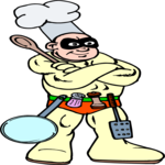 Chef - Super Hero Clip Art