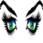 Model - Eyes Only Clip Art