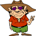 Man Wearing Hat 9 Clip Art