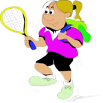 Tennis 060 Clip Art