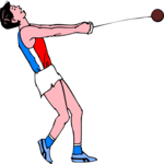 Hammer Throwing 3 Clip Art