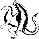 Dragon 009 Clip Art