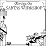 Santaís Workshop Frame Clip Art