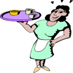 Waitress 21 Clip Art