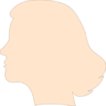 Profile - Woman 1 Clip Art