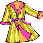 Bathrobe 1 Clip Art