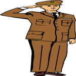 Veteran Salute Clip Art