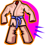 Martial Arts - Gi Clip Art