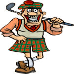 Golfer 097 Clip Art