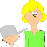 Mother & Child 1 Clip Art