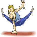 Gymnast 35 Clip Art