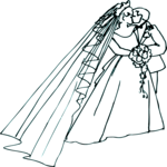 Bride & Groom 49 Clip Art