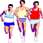 Runners 05 Clip Art