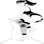 Exercise Bike 1 Clip Art